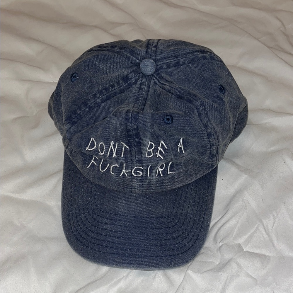 Don’t Be A F*ck Girl Navy Blue Embroidered Baseball Cap